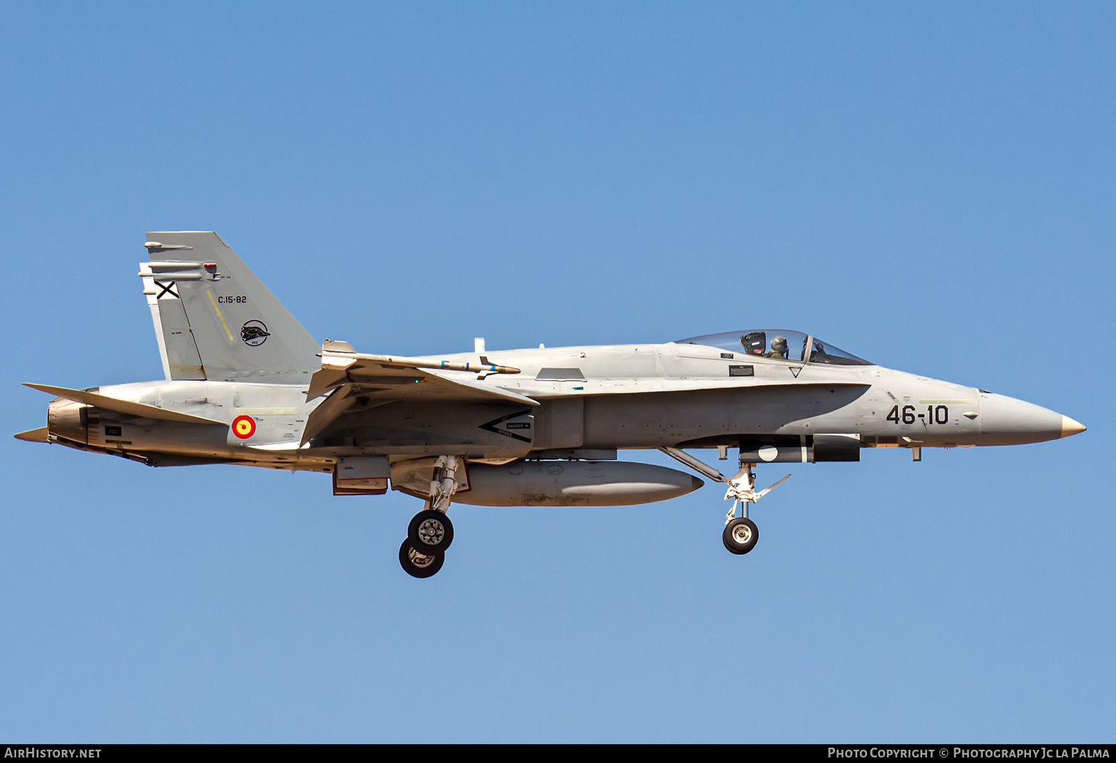 Aircraft Photo of C.15-82 | McDonnell Douglas F/A-18A+ Hornet | Spain - Air Force | AirHistory.net #611175