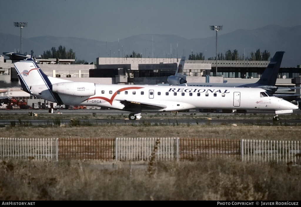 Aircraft Photo of F-GRGA | Embraer ERJ-145EU (EMB-145EU) | Régional Airlines | AirHistory.net #611176