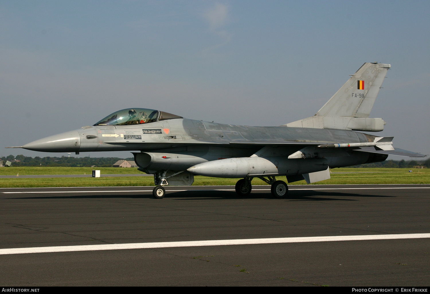 Aircraft Photo of FA98 | General Dynamics F-16AM Fighting Falcon | Belgium - Air Force | AirHistory.net #611192