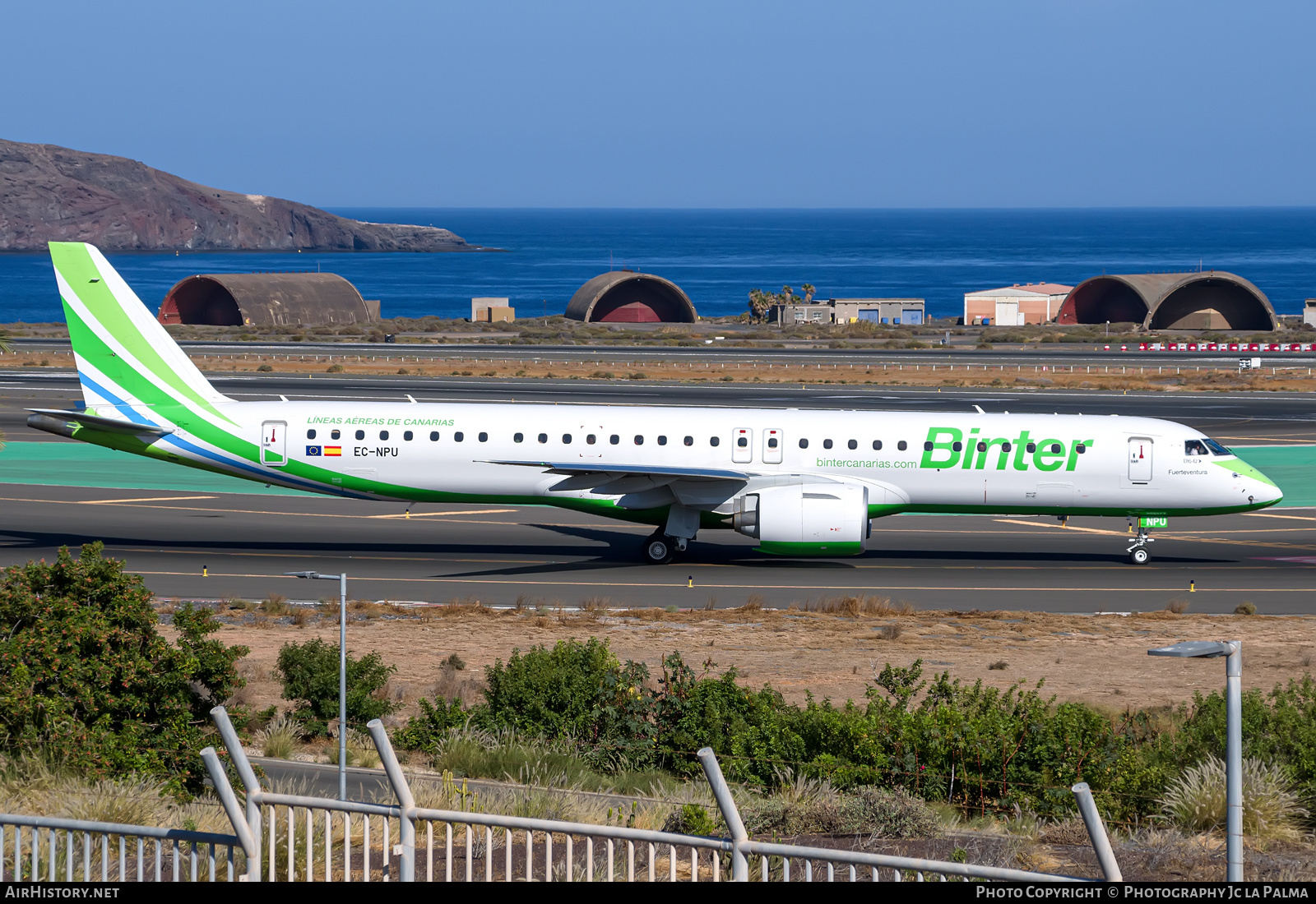 Aircraft Photo of EC-NPU | Embraer 195-E2 (ERJ-190-400) | Binter Canarias | AirHistory.net #611197
