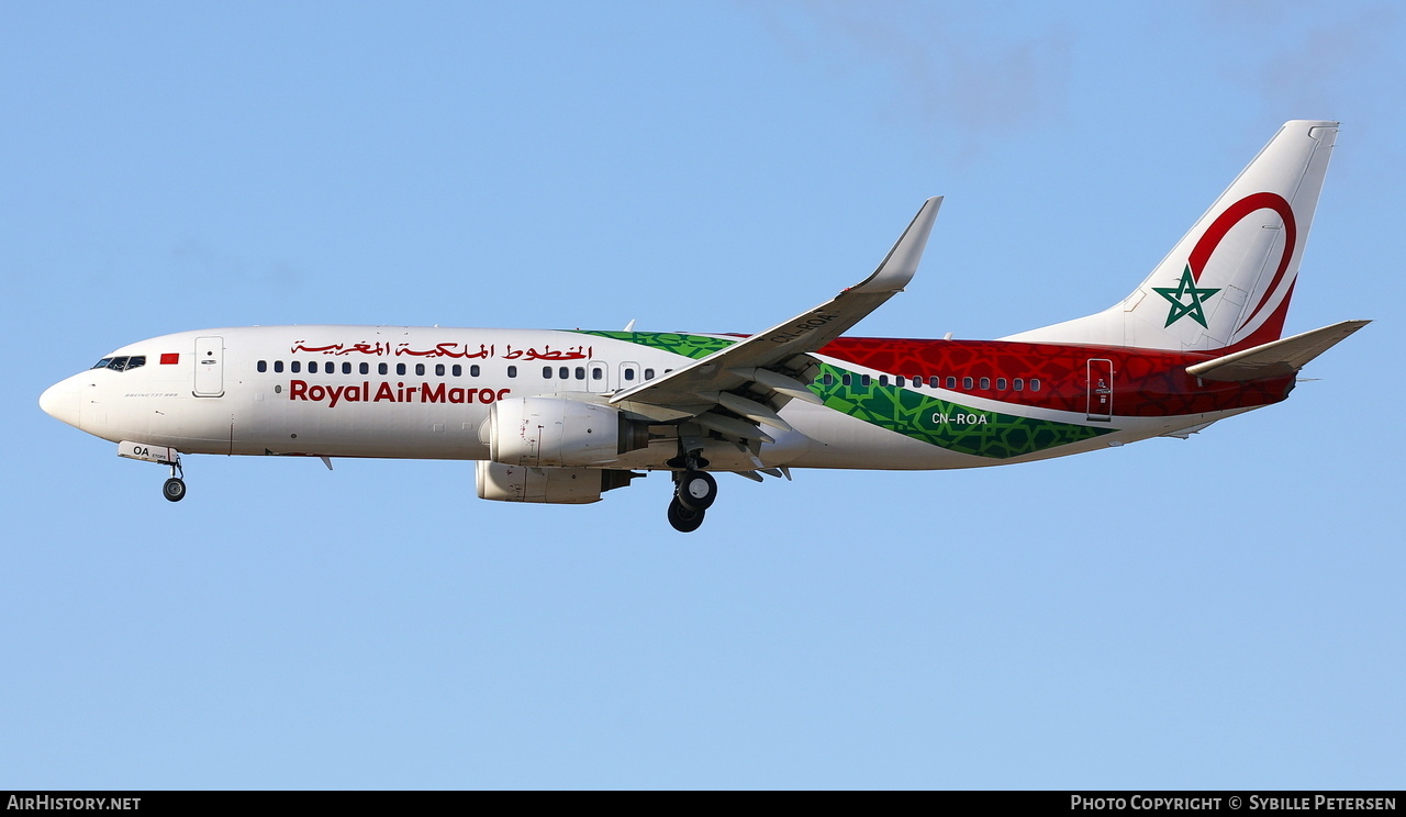 Aircraft Photo of CN-ROA | Boeing 737-8B6 | Royal Air Maroc - RAM | AirHistory.net #611218