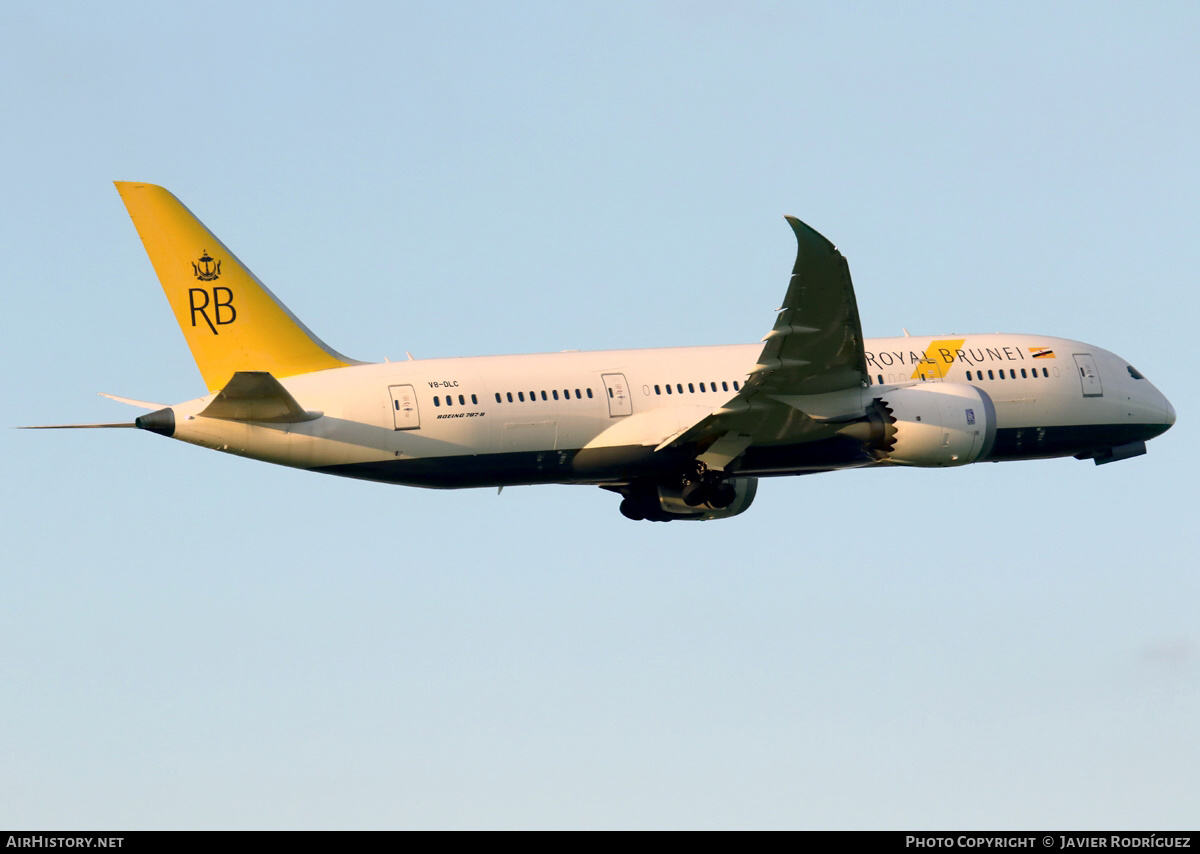 Aircraft Photo of V8-DLC | Boeing 787-8 Dreamliner | Royal Brunei Airlines | AirHistory.net #611230