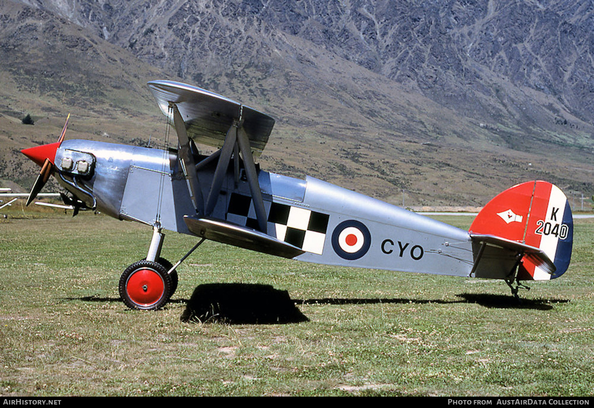 Aircraft Photo of ZK-CYO / CYO / K2040 | Isaacs Fury II | UK - Air Force | AirHistory.net #611258