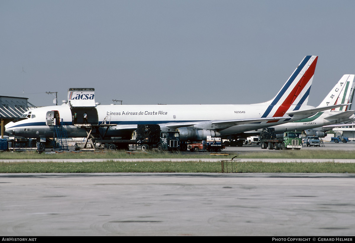 Aircraft Photo of N29549 | Douglas DC-8-55(F) | LACSA Carga - Líneas Aéreas de Costa Rica | AirHistory.net #611270