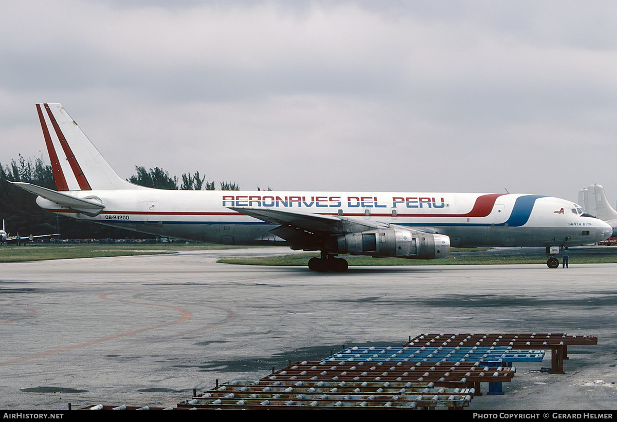 Aircraft Photo of OB-R-1200 | Douglas DC-8-55(F) | Aeronaves del Peru | AirHistory.net #611277