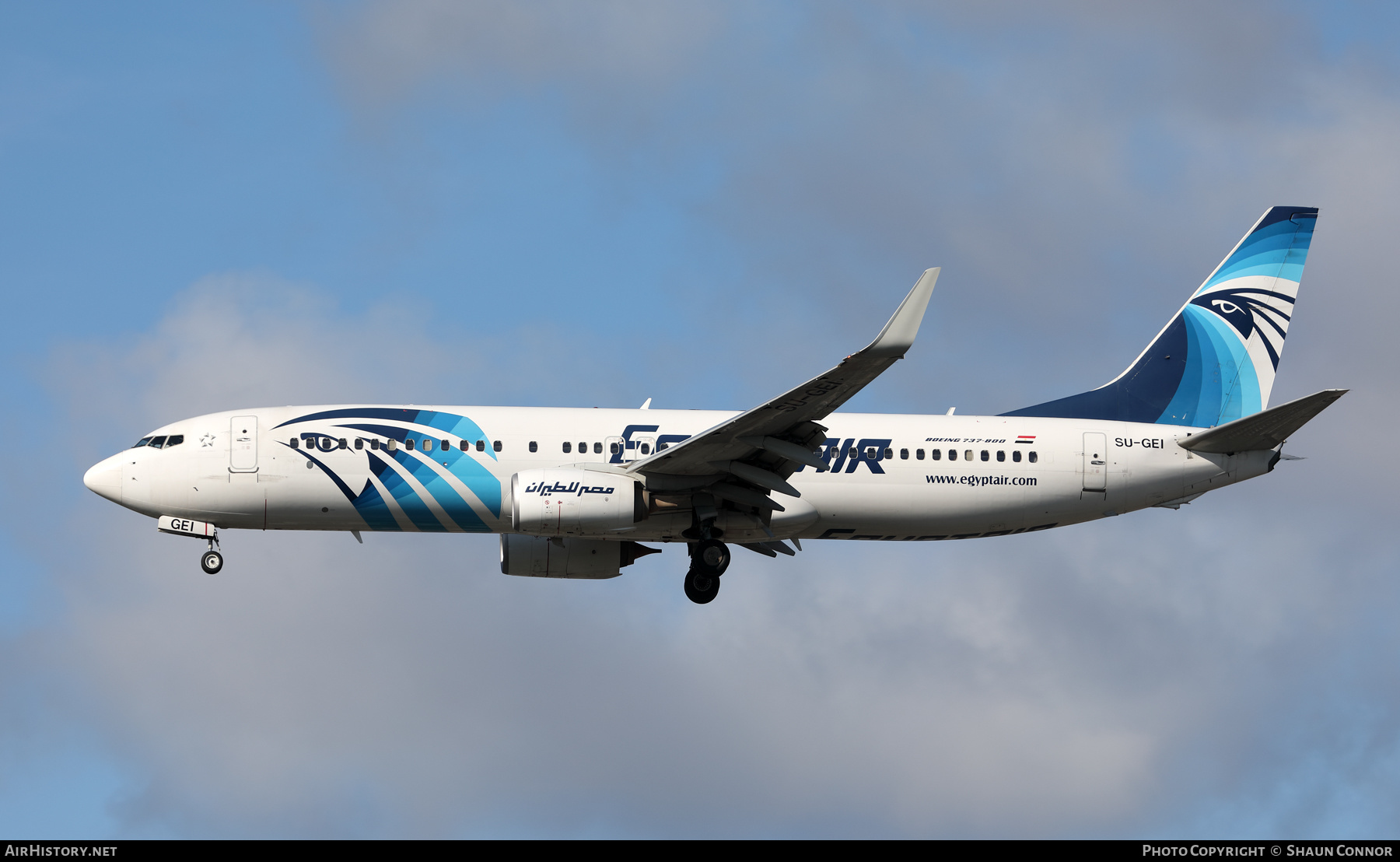 Aircraft Photo of SU-GEI | Boeing 737-800 | EgyptAir | AirHistory.net #611287