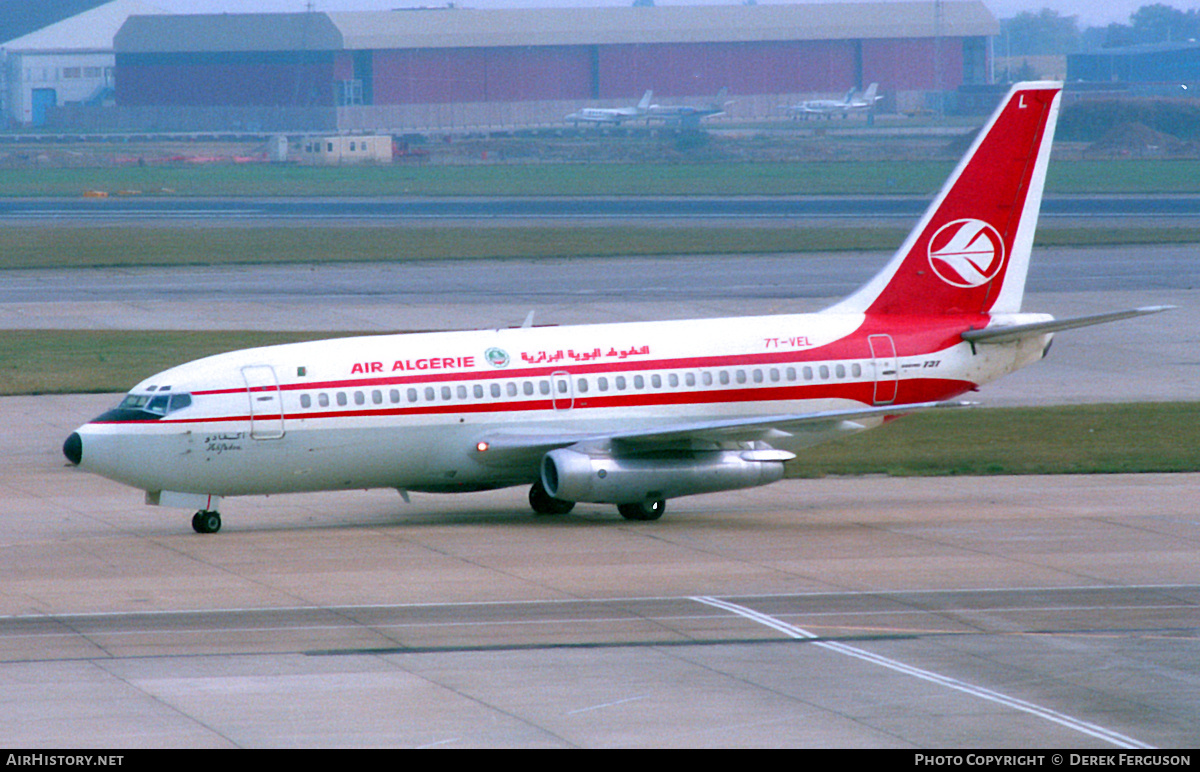 Aircraft Photo of 7T-VEL | Boeing 737-2D6/Adv | Air Algérie | AirHistory.net #611296