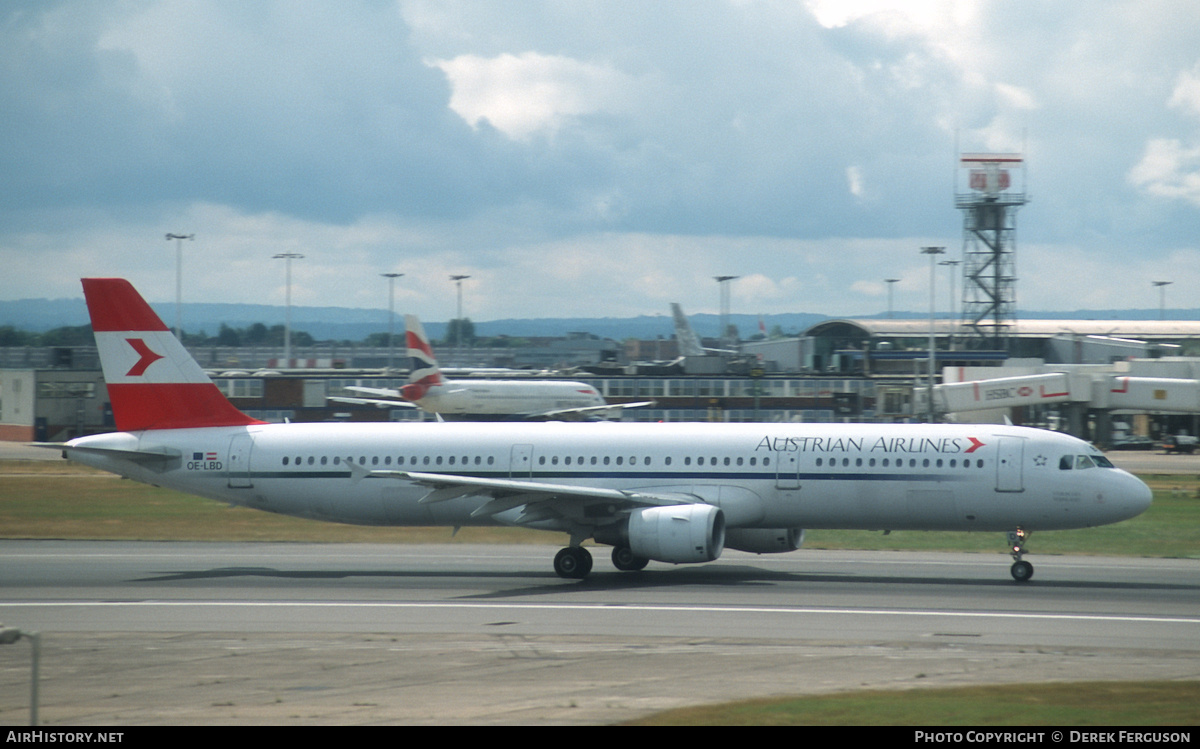 Aircraft Photo of OE-LBD | Airbus A321-211 | Austrian Airlines | AirHistory.net #611310