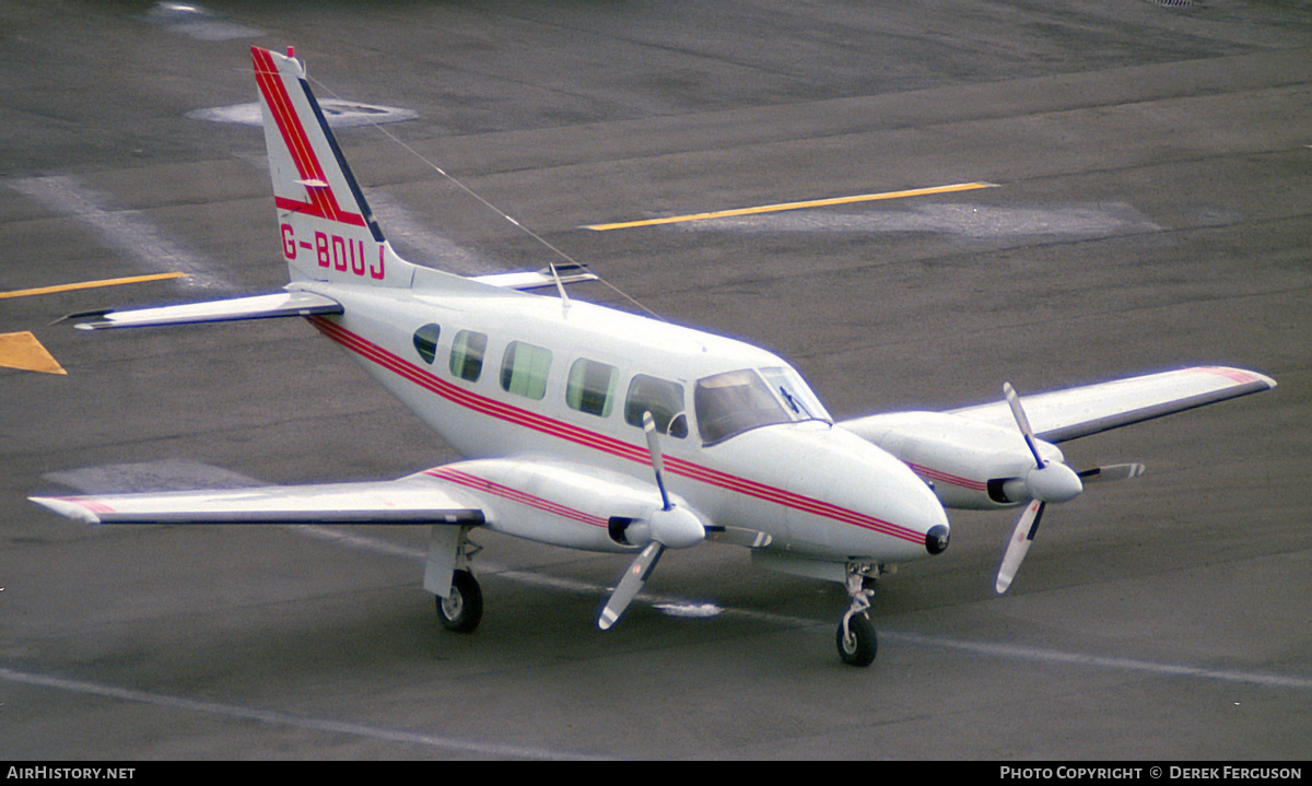 Aircraft Photo of G-BDUJ | Piper PA-31-310 Navajo C | AirHistory.net #611313