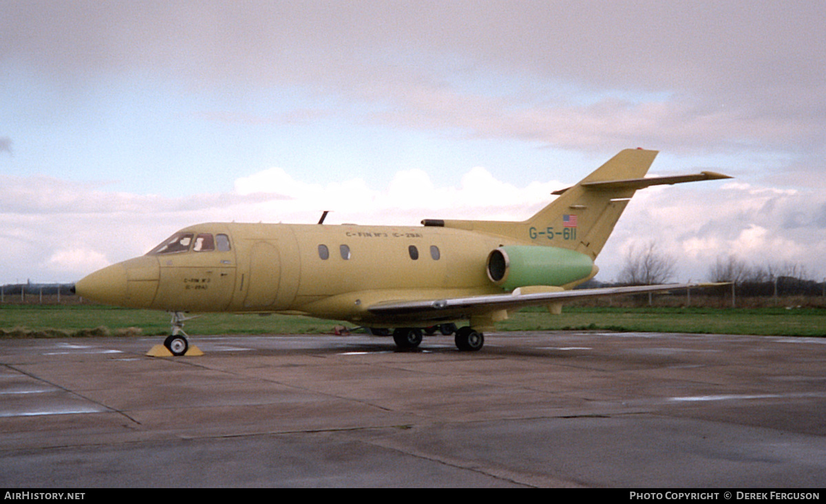 Aircraft Photo of G-5-611 | British Aerospace C-29A (BAe-125-800FI) | AirHistory.net #611315