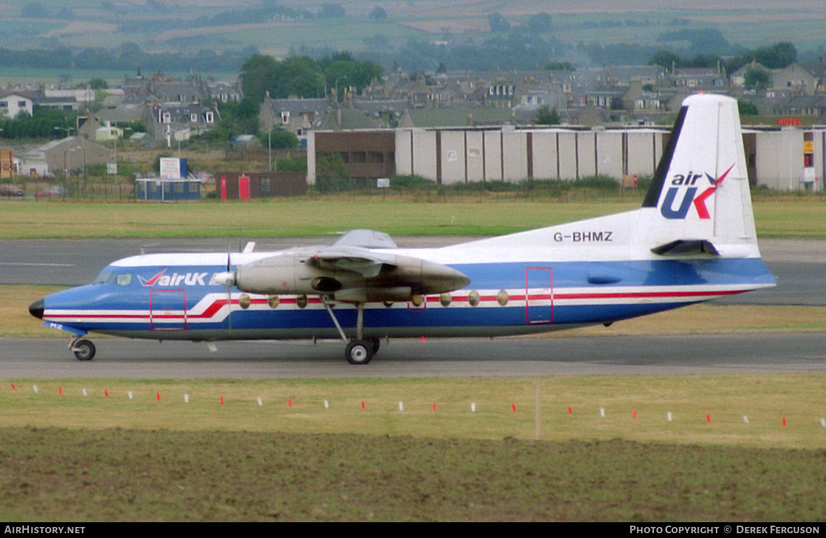 Aircraft Photo of G-BHMZ | Fokker F27-200 Friendship | Air UK | AirHistory.net #611333