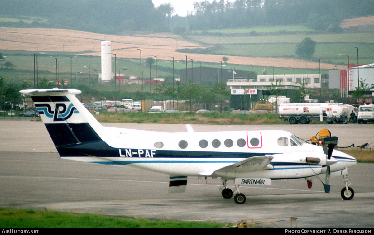 Aircraft Photo of LN-PAF | Beech 200 Super King Air | Partnair | AirHistory.net #611338
