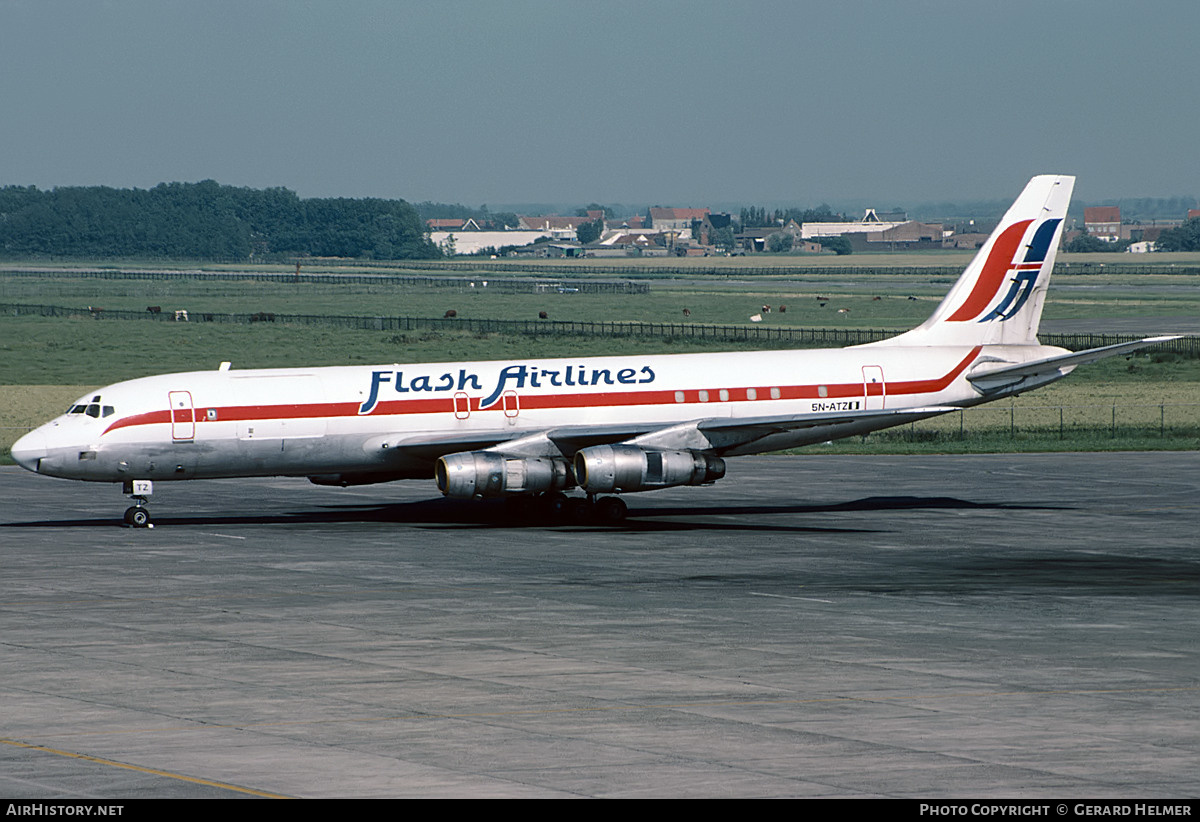 Aircraft Photo of 5N-ATZ | McDonnell Douglas DC-8-55/F | Flash Airlines | AirHistory.net #611343
