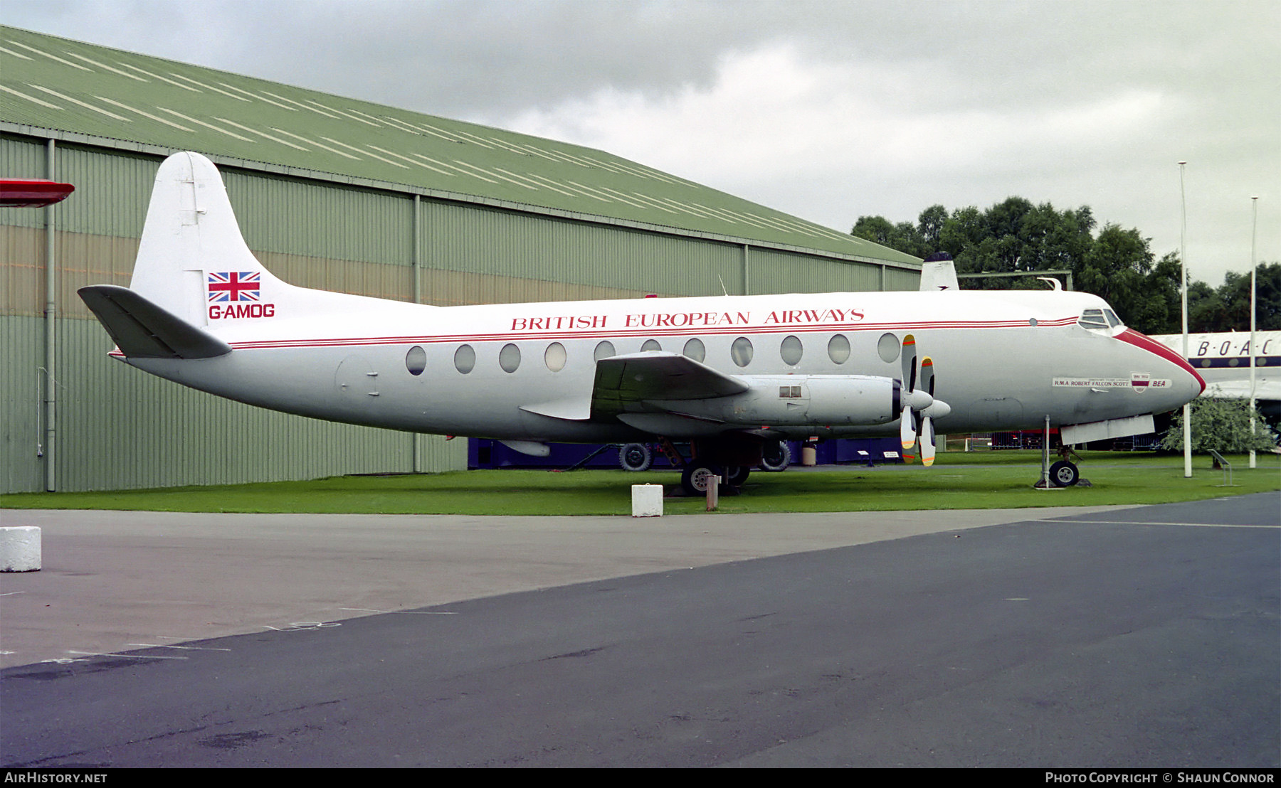 Aircraft Photo of G-AMOG | Vickers 701 Viscount | BEA - British European Airways | AirHistory.net #611389