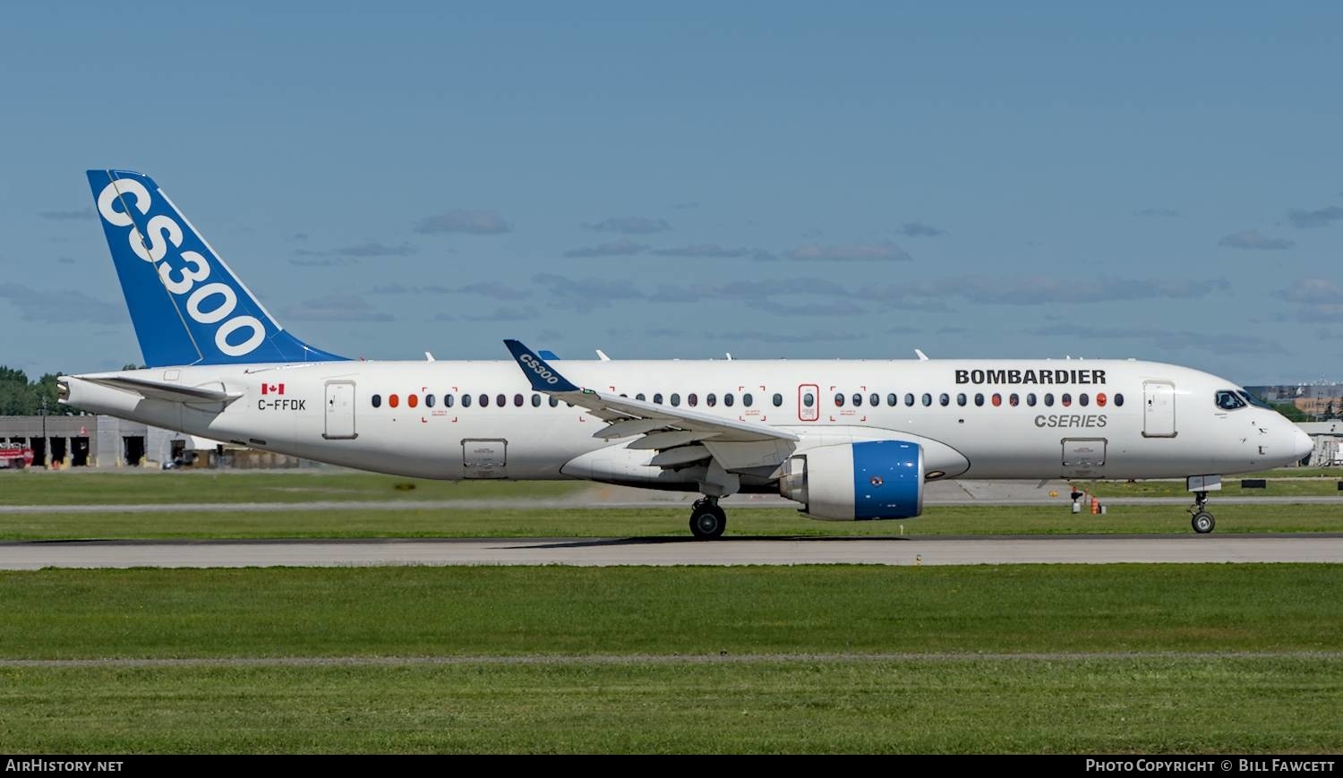 Aircraft Photo of C-FFDK | Bombardier CSeries CS300 (BD-500-1A11) | Bombardier | AirHistory.net #611422