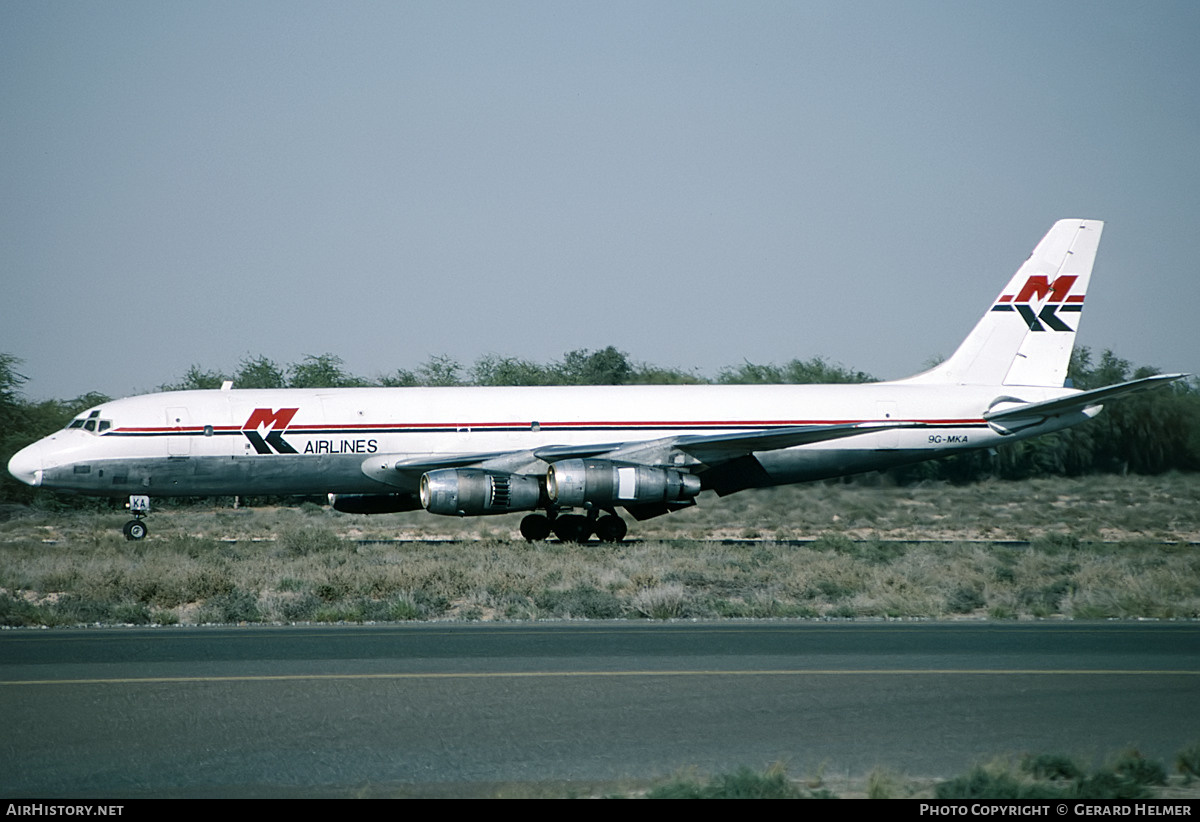 Aircraft Photo of 9G-MKA | Douglas DC-8-55(F) | MK Airlines | AirHistory.net #611429