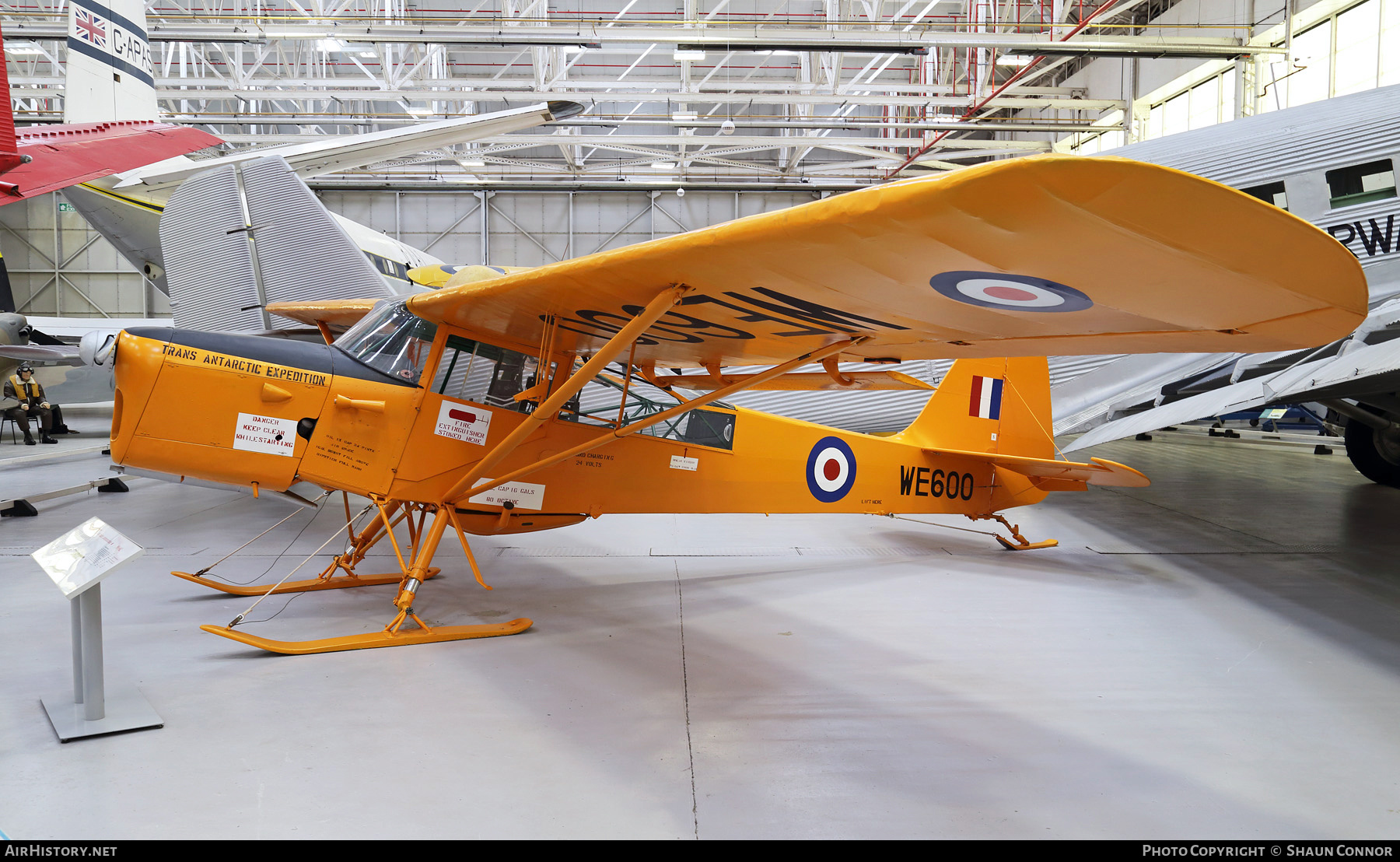 Aircraft Photo of WE600 | Auster C-4 Auster T7 Antarctic | UK - Air Force | AirHistory.net #611430