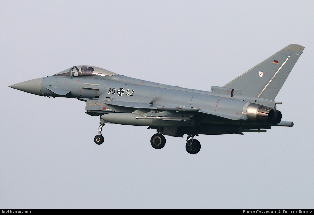 Aircraft Photo of 3052 | Eurofighter EF-2000 Typhoon ... | Germany - Air Force | AirHistory.net #611469