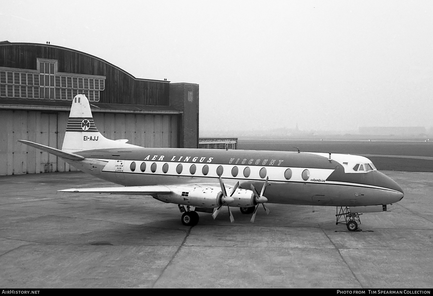 Aircraft Photo of EI-AJJ | Vickers 808 Viscount | Aer Lingus - Irish International Airlines | AirHistory.net #611475