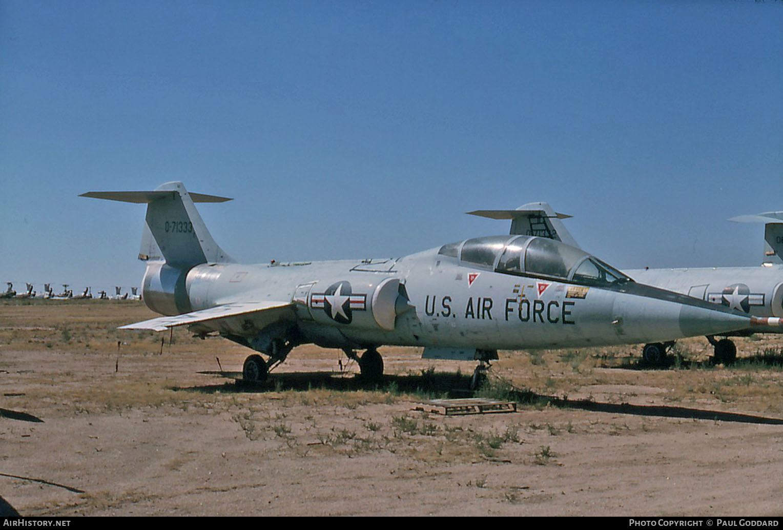 Aircraft Photo of 57-1333 / 0-71333 | Lockheed F-104D Starfighter | USA - Air Force | AirHistory.net #611492