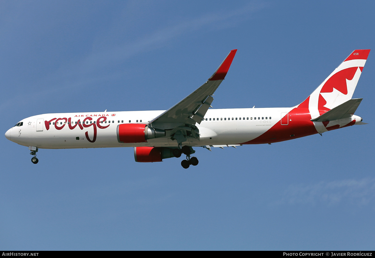 Aircraft Photo of C-GHLQ | Boeing 767-333/ER | Air Canada Rouge | AirHistory.net #611501
