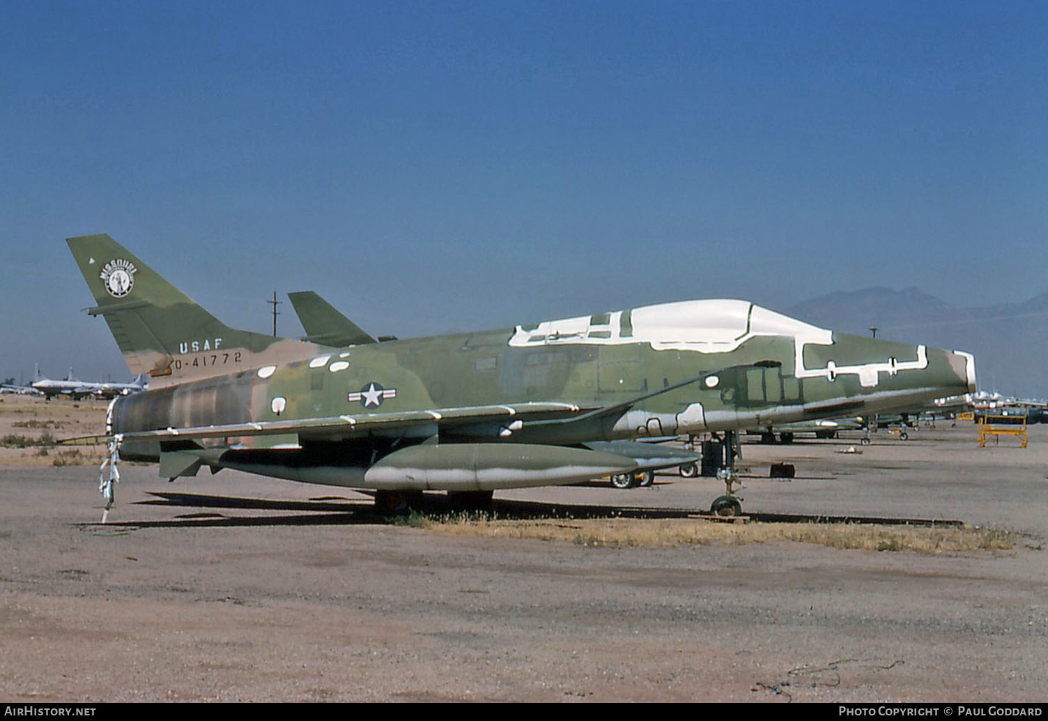 Aircraft Photo of 54-1772 / 0-41772 | North American F-100C Super Sabre | USA - Air Force | AirHistory.net #611512