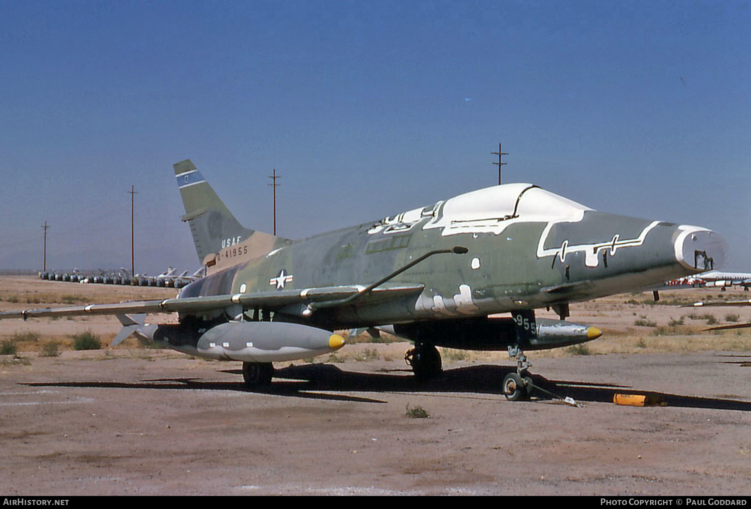 Aircraft Photo of 54-1955 / 0-41955 | North American F-100C Super Sabre | USA - Air Force | AirHistory.net #611520