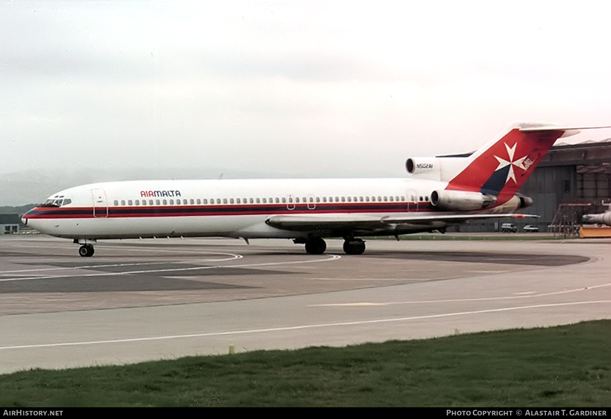 Aircraft Photo of N502AV | Boeing 727-247/Adv | Air Malta | AirHistory.net #611525