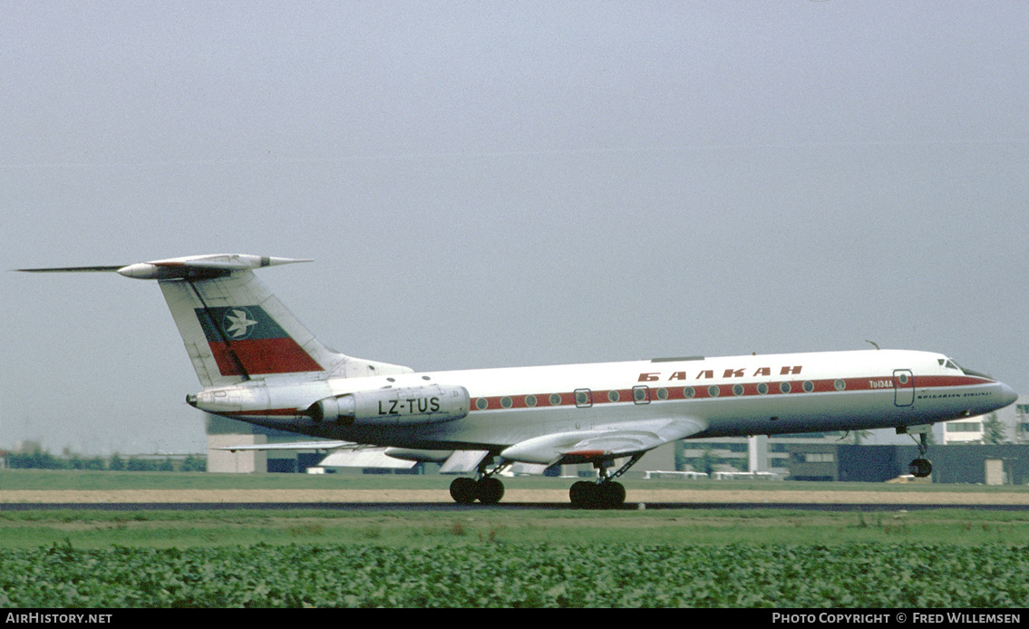 Aircraft Photo of LZ-TUS | Tupolev Tu-134A | Balkan - Bulgarian Airlines | AirHistory.net #611573