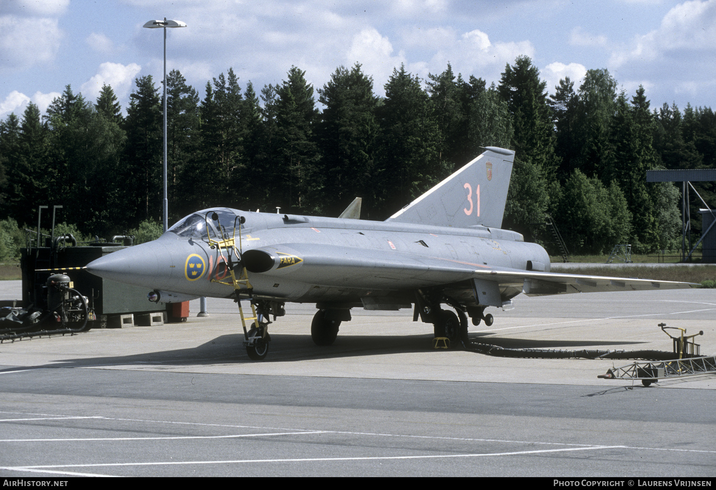 Aircraft Photo of 35531 | Saab J35J Draken | Sweden - Air Force | AirHistory.net #611579