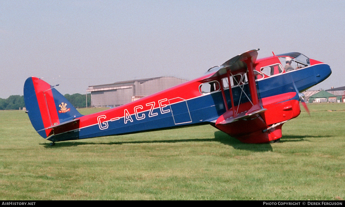 Aircraft Photo of G-ACZE | De Havilland D.H. 89A Dragon Rapide | AirHistory.net #611591