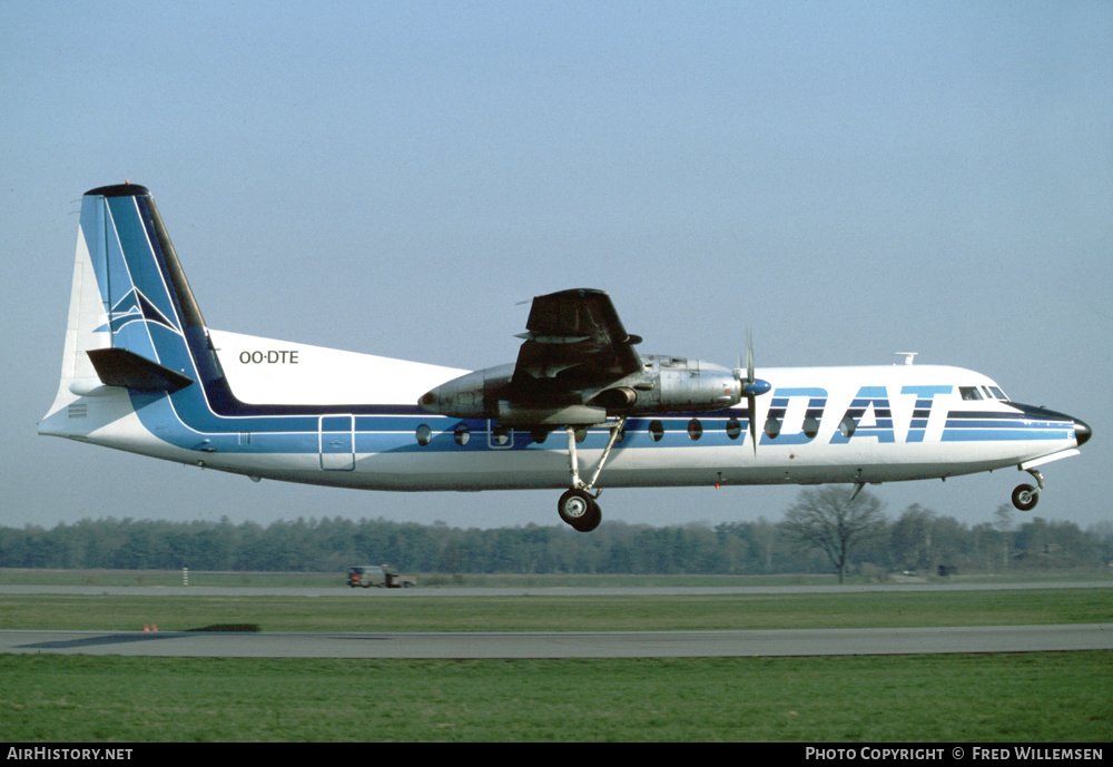 Aircraft Photo of OO-DTE | Fairchild Hiller FH-227B | Delta Air Transport - DAT | AirHistory.net #611601