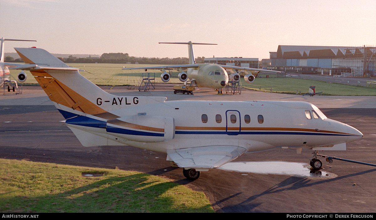 Aircraft Photo of G-AYLG | Hawker Siddeley HS-125-F400B | AirHistory.net #611620