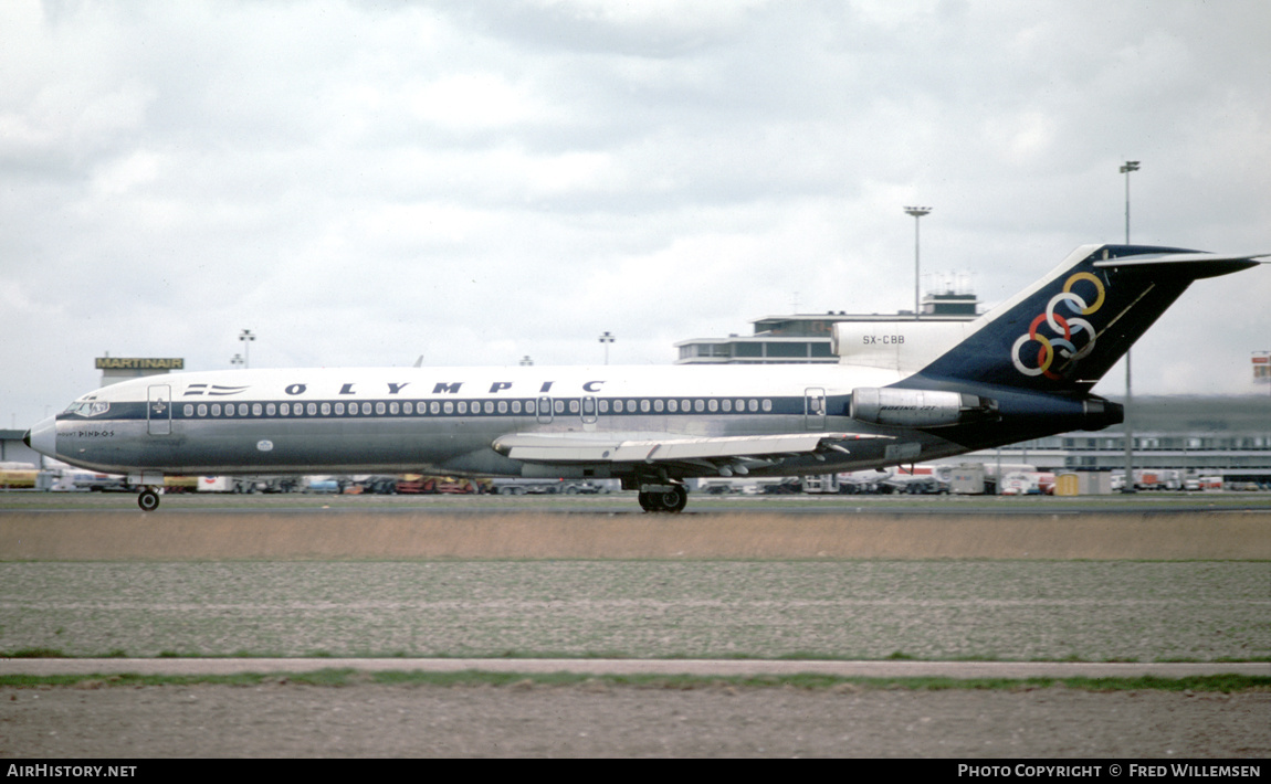 Aircraft Photo of SX-CBB | Boeing 727-284 | Olympic | AirHistory.net #611626