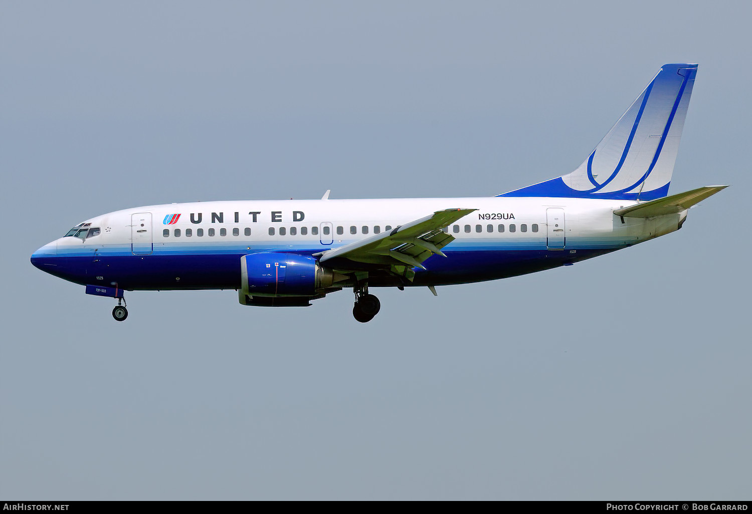 Aircraft Photo of N929UA | Boeing 737-522 | United Airlines | AirHistory.net #611628