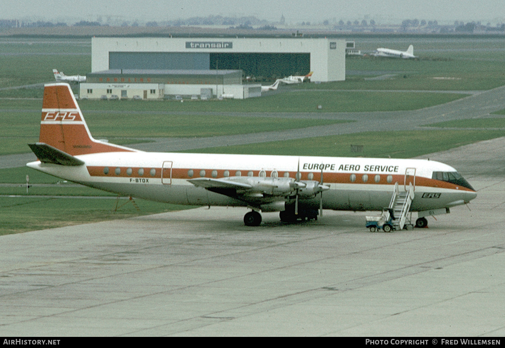 Aircraft Photo of F-BTOX | Vickers 952 Vanguard | EAS - Europe Aero Service | AirHistory.net #611629