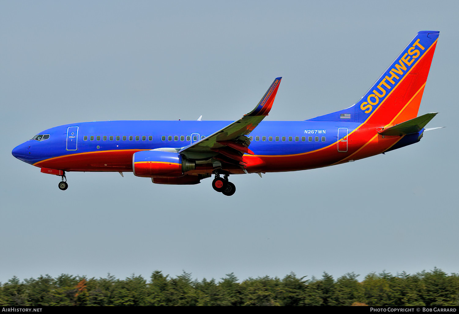 Aircraft Photo of N267WN | Boeing 737-7H4 | Southwest Airlines | AirHistory.net #611642