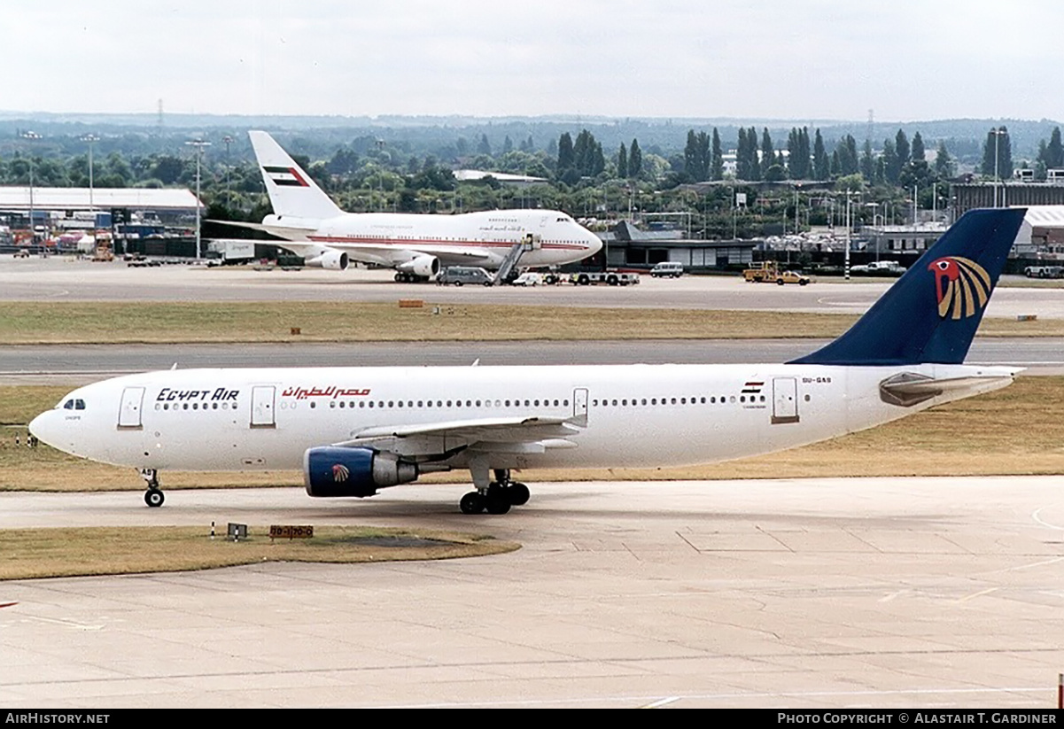 Aircraft Photo of SU-GAS | Airbus A300B4-622R | EgyptAir | AirHistory.net #611662