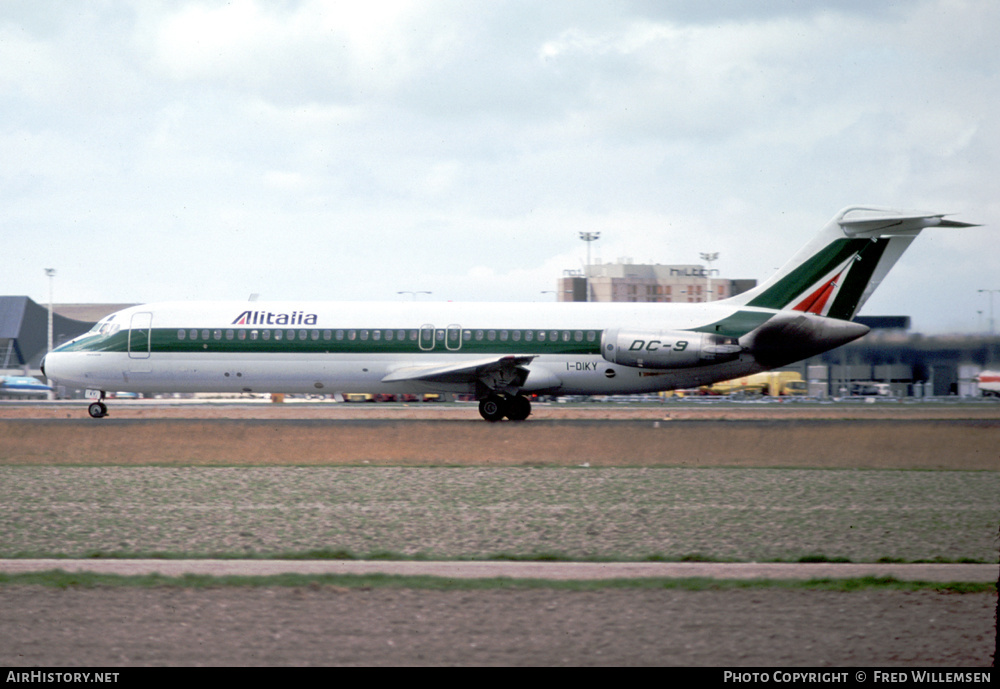 Aircraft Photo of I-DIKY | McDonnell Douglas DC-9-32 | Alitalia | AirHistory.net #611671