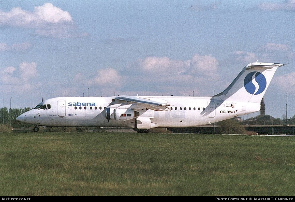 Aircraft Photo of OO-DWB | British Aerospace Avro 146-RJ100 | Sabena | AirHistory.net #611675