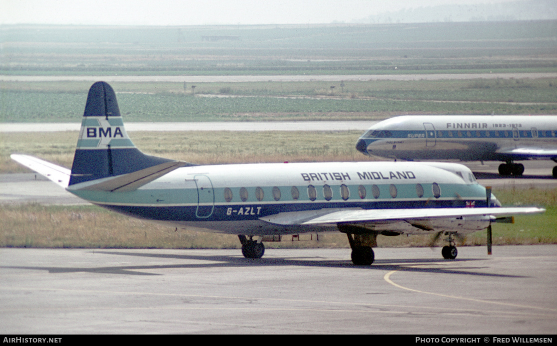 Aircraft Photo of G-AZLT | Vickers 813 Viscount | British Midland Airways - BMA | AirHistory.net #611682