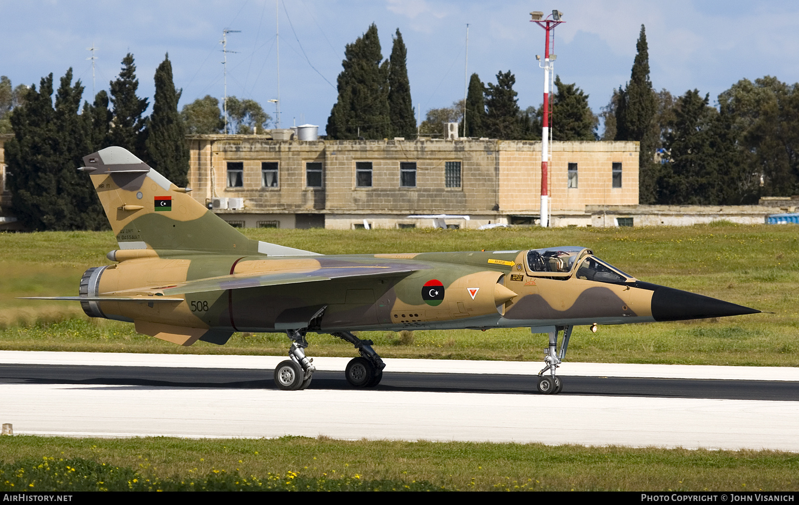 Aircraft Photo of 508 | Dassault Mirage F1ED | Libya - Air Force | AirHistory.net #611688