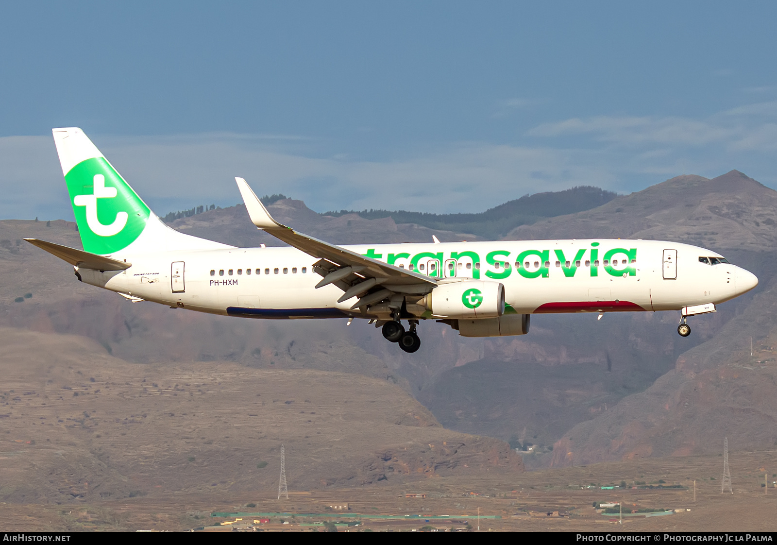 Aircraft Photo of PH-HXM | Boeing 737-800 | Transavia | AirHistory.net #611711