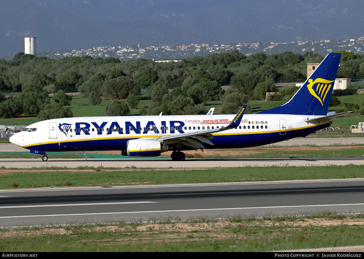 Aircraft Photo of EI-DLN | Boeing 737-8AS | Ryanair | AirHistory.net #611713