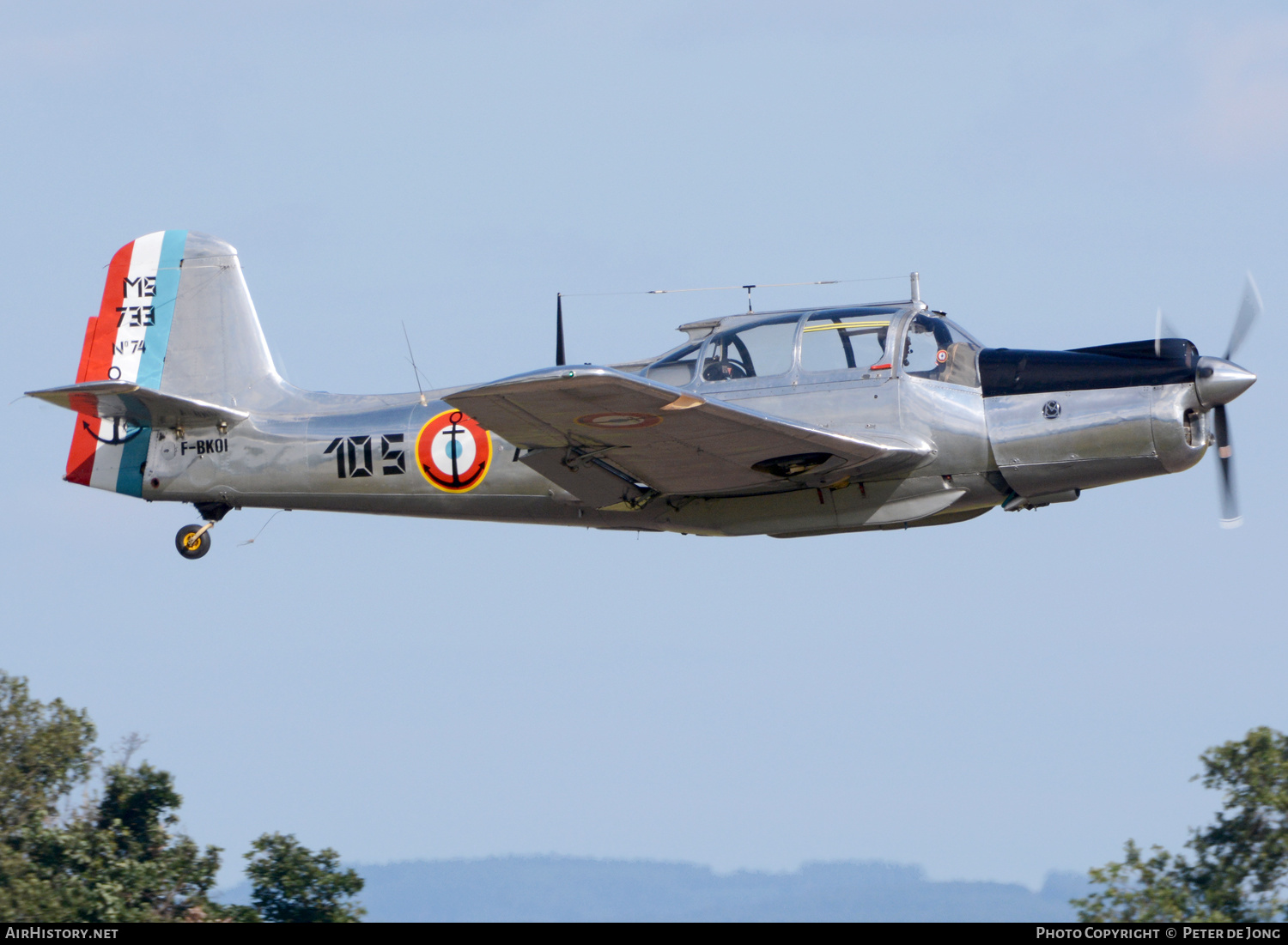 Aircraft Photo of F-BKOI / 74 | Morane-Saulnier MS-733 Alcyon | France - Navy | AirHistory.net #611714