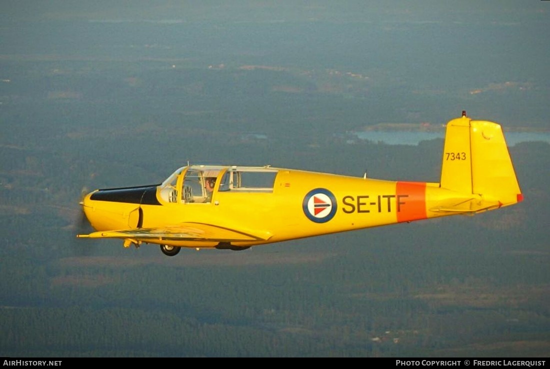 Aircraft Photo of SE-ITF | Saab 91B-2 Safir | Norway - Air Force | AirHistory.net #611727