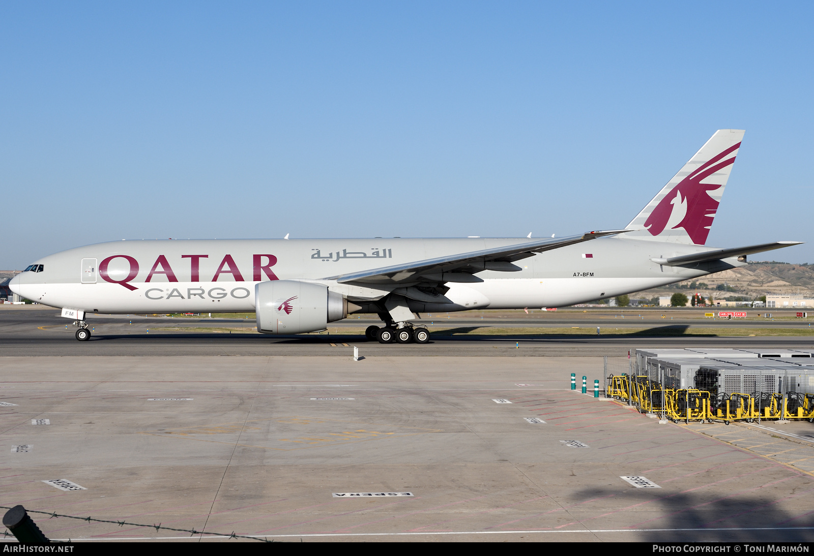 Aircraft Photo of A7-BFM | Boeing 777-F | Qatar Airways Cargo | AirHistory.net #611729