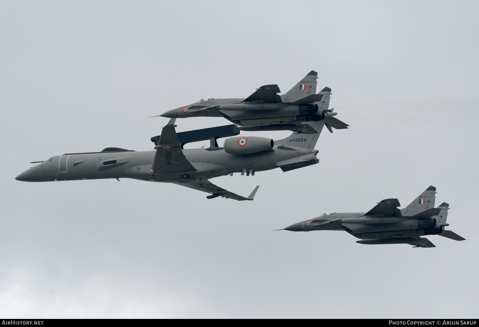 Aircraft Photo of KBU3116 | Mikoyan-Gurevich MiG-29UPG (9-20) | India - Air Force | AirHistory.net #611742