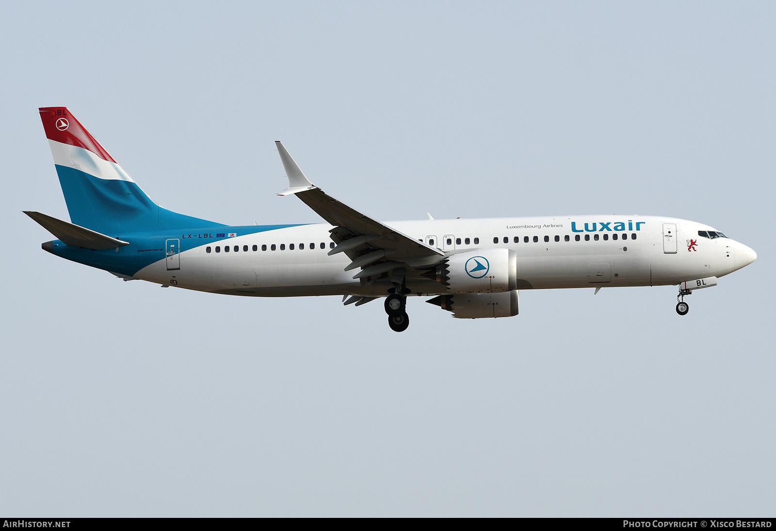 Aircraft Photo of LX-LBL | Boeing 737-8 Max 8 | Luxair | AirHistory.net #611744