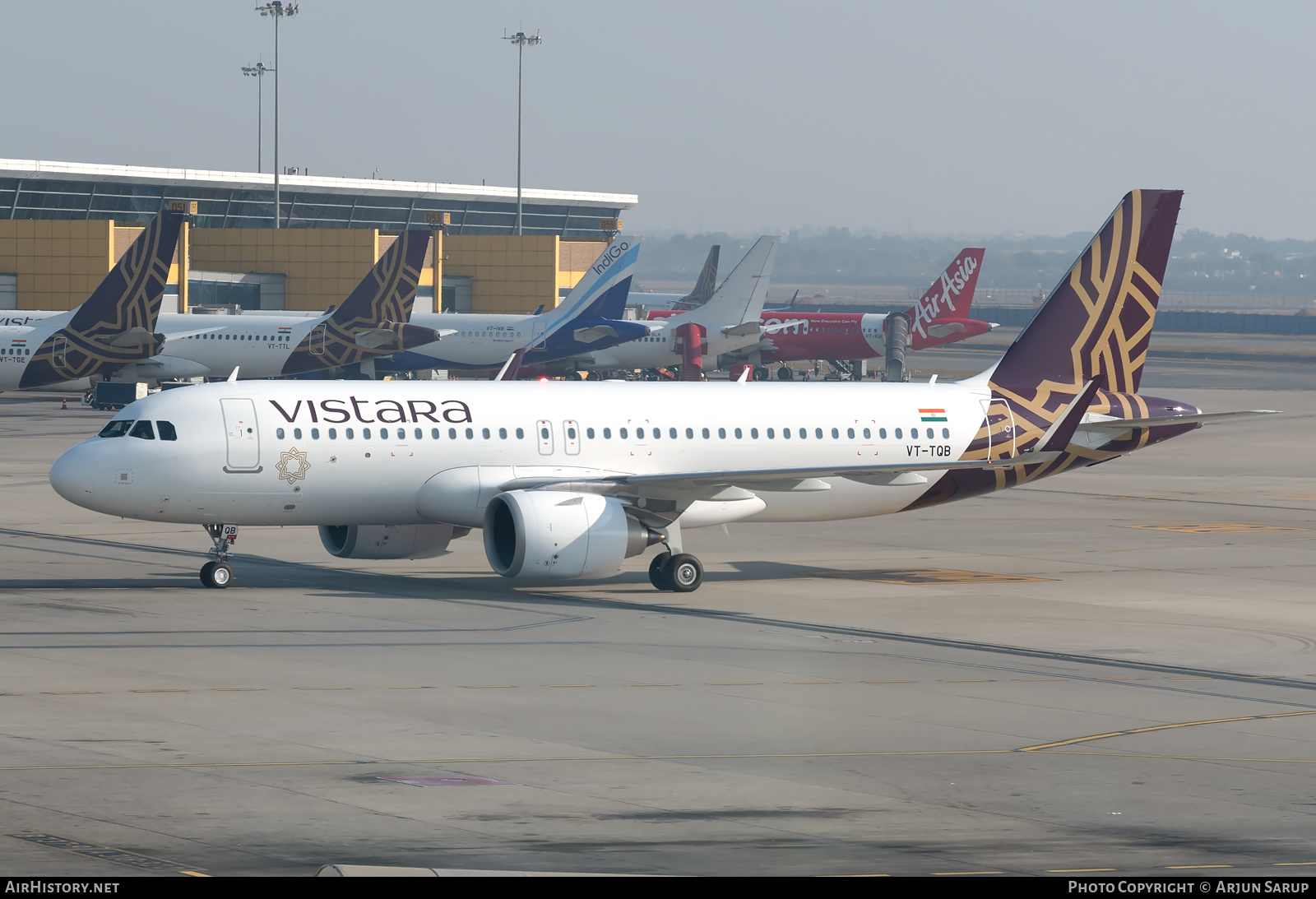 Aircraft Photo of VT-TQB | Airbus A320-251N | Vistara | AirHistory.net #611769